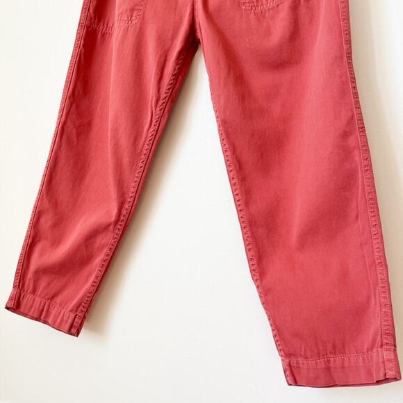 Sundry Croft Crop Pants Size 29 Deep Pockets Pink / Terra Cotta Cotton - Picture 4 of 10